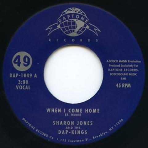 

7inch Record SHARON JONES, DAP KINGS - When I Come Home / When I Come Home DAP1049 DAPTONE 2010 US Soul/Funk