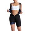 Women's Sweat-Enhancing Fitness Bodysuit and Shaping Vest