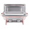 VEVOR Chafing Dish Buffet Set, 8 Qt 2 Pack, Stainless Steel Chafer with 2 Full Size Pans
