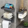 Toilet Paper Holder Plastic Storage Rack Kitchen Towel Placement Of Seasoning Bottles Bathroom Wall Roll Of Paper Phone Storage
