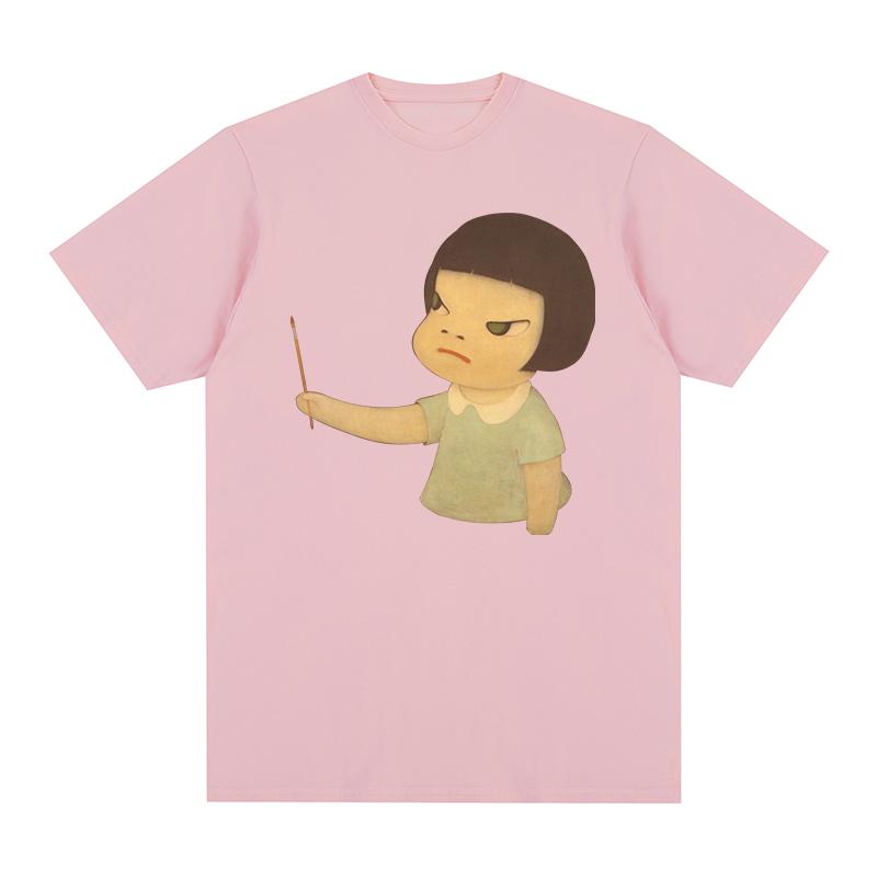 Yoshitomo Nara Nowa 2026 Vintage Koszulka Moda Streetwear Impreza Bawełna Męska Koszulka Nowa Koszulka Koszulka Damskie Topy