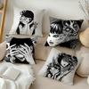 J-Junji Ito T-Tomie Cushion Cover Soft Plush Throw Pillow Cover | Double-Sided Decorative Cushion Case | Sofa Bedroom Home Decor