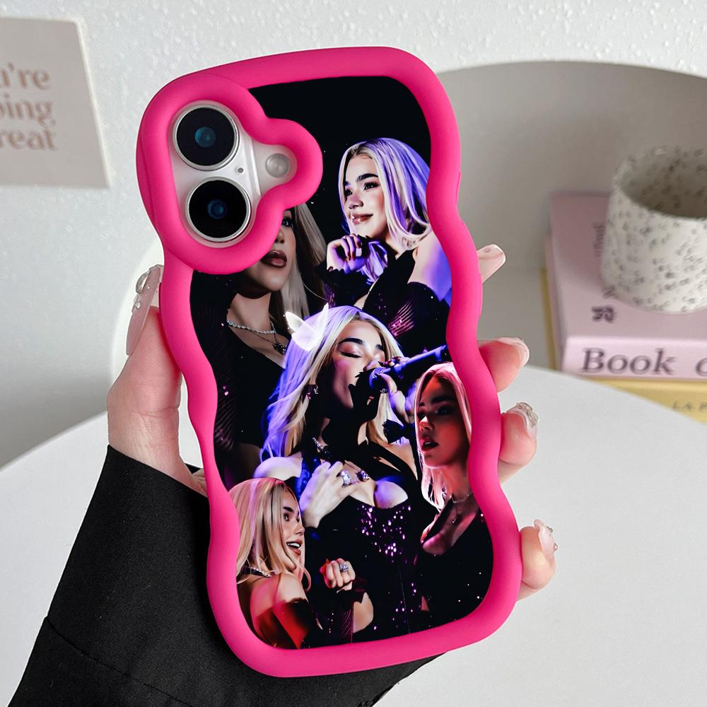 

Kenia OS Mobile Cell Phone Case for iPhone 17 16 15 14 13 12 11 Air Pro Max Plus Wavy Edge TPU Colorful Cover Cellphones Pretty iPhone17 Pro