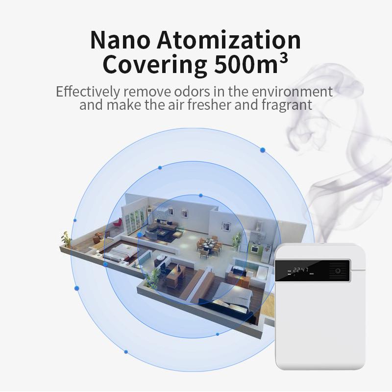 DC12V 200ML Nano Atomization Fragrance Machine 154*70*214mm Intelligence Aromatherapy Essential Oil Diffuser Household Wall Mounted Air Humidifier