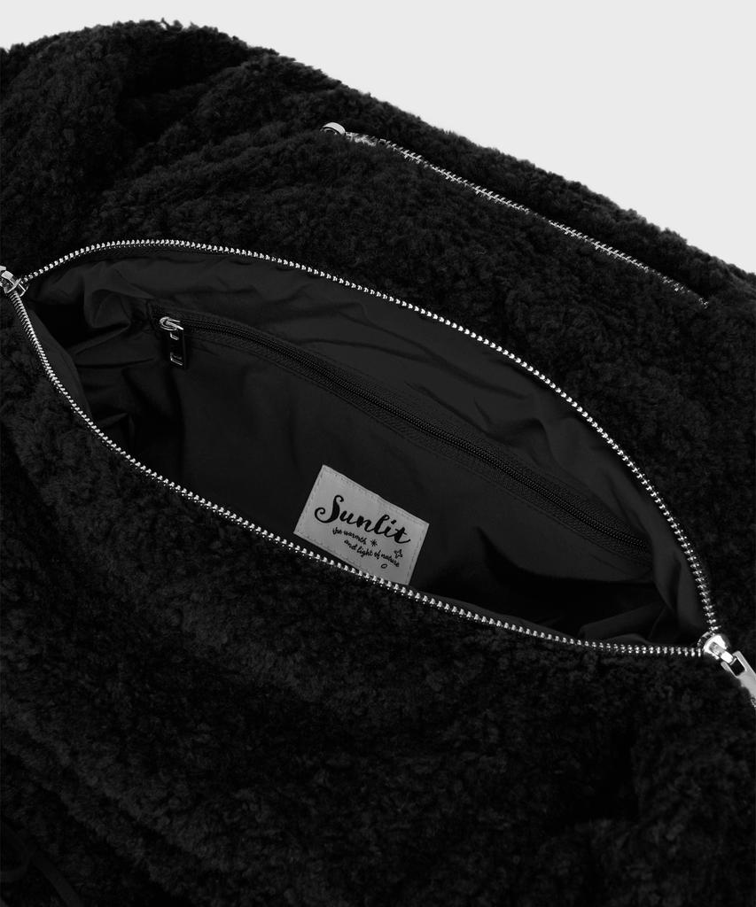 Sunlit Boucle Bag (Black)