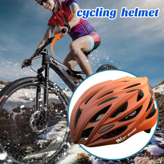 Professional Outdoor Bicycle Helmet Impact-Resistant Shockproof Breathable Ultralight Adjustable Riding Helmet