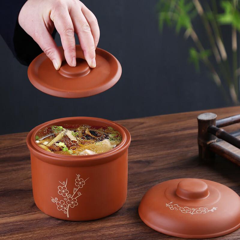 Purple Clay Stew Pot
