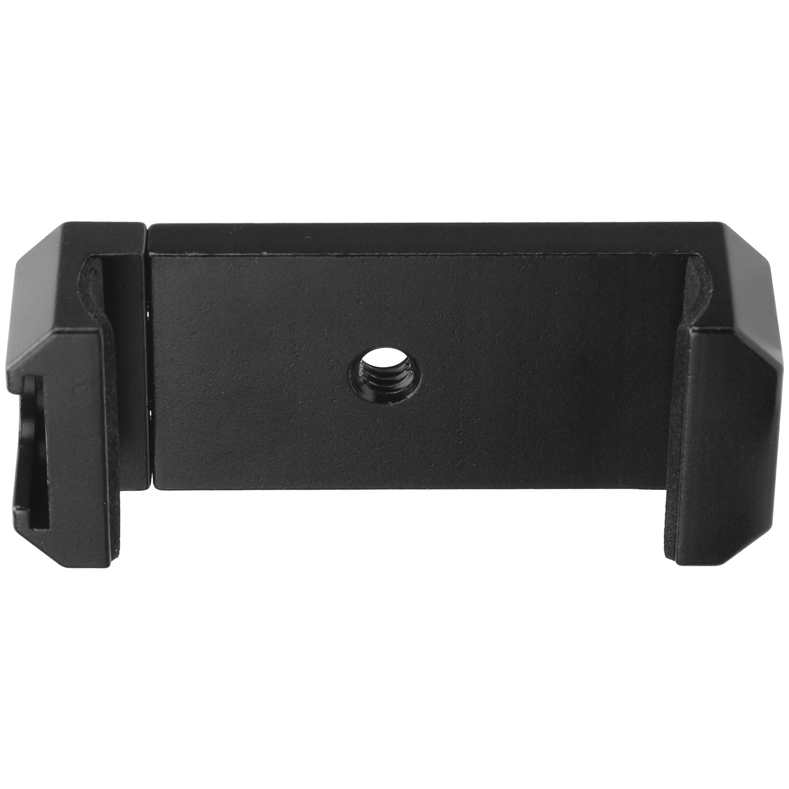 

Aluminium Alloy Smartphone Clip Mobile Phone Holder with Cold Shoe Mount 1 4in Screw Hole