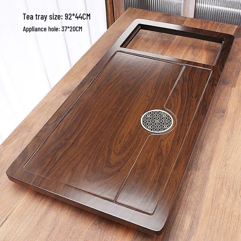 Song Yun Qing Wooden Tea Tray with Water Drainage
