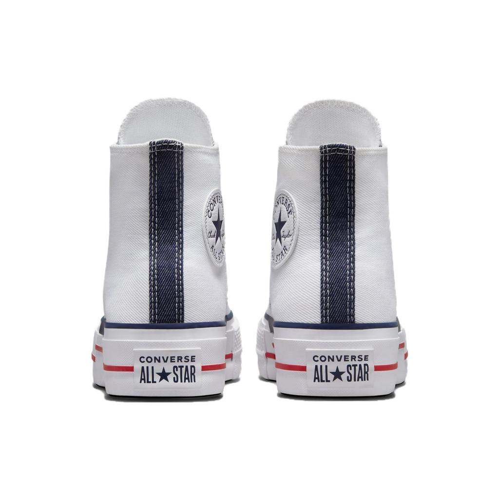New Converse Chuck Taylor All Star Lift Platform Retro Denim 'White' Women's A03961C