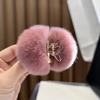 Hair Claw Strong Claws Fadeless Fall-resistant Non-shedding Non-slip Fluffy Fur Balls Fall Winter Plush Hair Clip Hair Accessory
