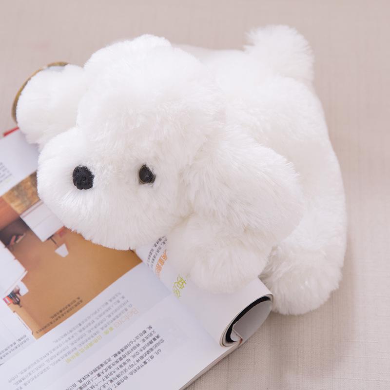 Simulation Puppy Plush Toy Cute Puppy Doll Indoor Ornament Rag Doll Birthday Gift