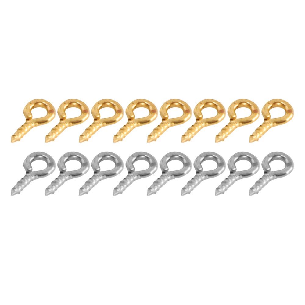 220pcs Gold DIY Keychain Rings Silver Keychain Rings Kit Split Keychain Rings  Jewelry Making