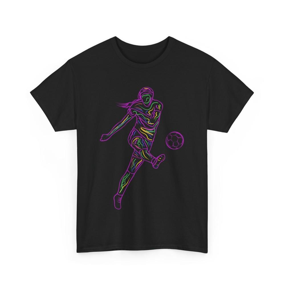 

Soccer Player Sports Lovers Soccer Supporters Women Girls T-Shirt 4XL