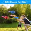 Kids  Childrens Toys 7.4" F-35 Launcher Foam Airplane Catapult Plane with Soft Bullet Gun for Summer Outdoor Aircraft Flying Novelty  Gag