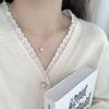 Elegant Shell Pearl Clavicle Necklace for Women - Simple, Versatile, and Fashionable Style.