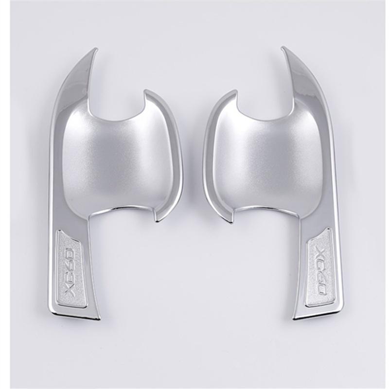 Für XC60 2018 4x Außen Chrom Auto Seitentürgriff Bowl Trim Aufkleber Dekoration