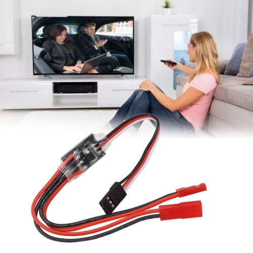 RC Electronic Switch, 3-30V 20A High-Voltage Remote Control Electronic Switch, Durable Remote Control On/Off Electronic Switch with PWM Receiver for R