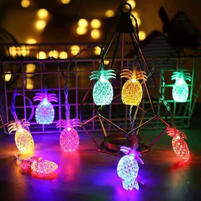 Rose Gold Pineapple LED String Lights