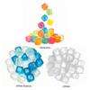 Confezione da 24 Cubetti di Ghiaccio in Plastica Riutilizzabili per Congelatore, Grado Alimentare, Cubetti di Ghiaccio Finti per Bar, Senza Diluizione, per Pranzo, Borsa Frigo, Feste