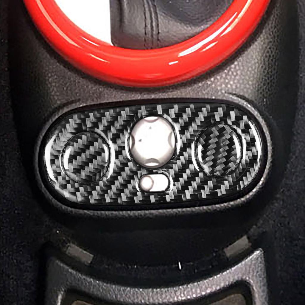 Replacement Window Glass Lift Control Panel Trim Carbon Fiber Door Window Control Cover for S 3DR F56
