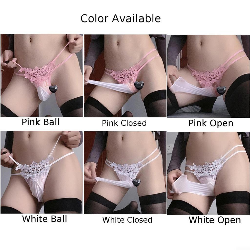Sexy Men's Lace Bikini Thongs G String Sheath Panties Lingerie Underwear