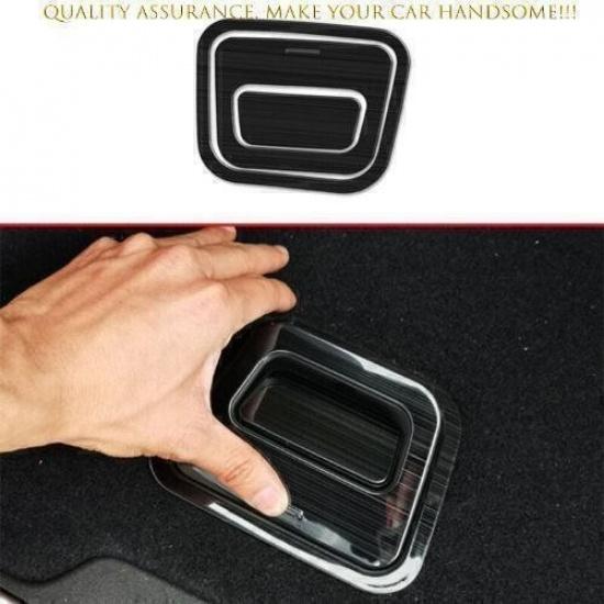 For Volvo XC60 2018-2024 Black Titanium Trunk Door Tailgate Handle Cover Trim