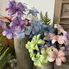 White Artificial Lily Flowers 5-head Simulation Decorative Bouquet  Indoor Decoration