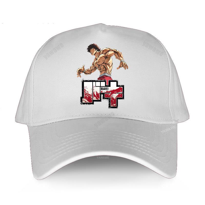 Najnowsze bawełniane letnie czapki baseballowe dla mężczyzn Snapback Baki Hanma Anime Manga Hip Hop kapelusz Harajuku kobiety dorosły luksusowa czapka golfowa