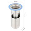Stainless Steel Shower Floor Drain Bathroom Drainage Gully   Thicken(Large 304  )
