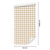 Wallpaper Fabric Pattern Cream, White and Beige for Living Room and Bedroom 50x1000