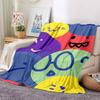 1pc Colorful Faces Blanket Warm,Perfect for Camping And Travel, Making It a Great Gift for Any Season yy250904190