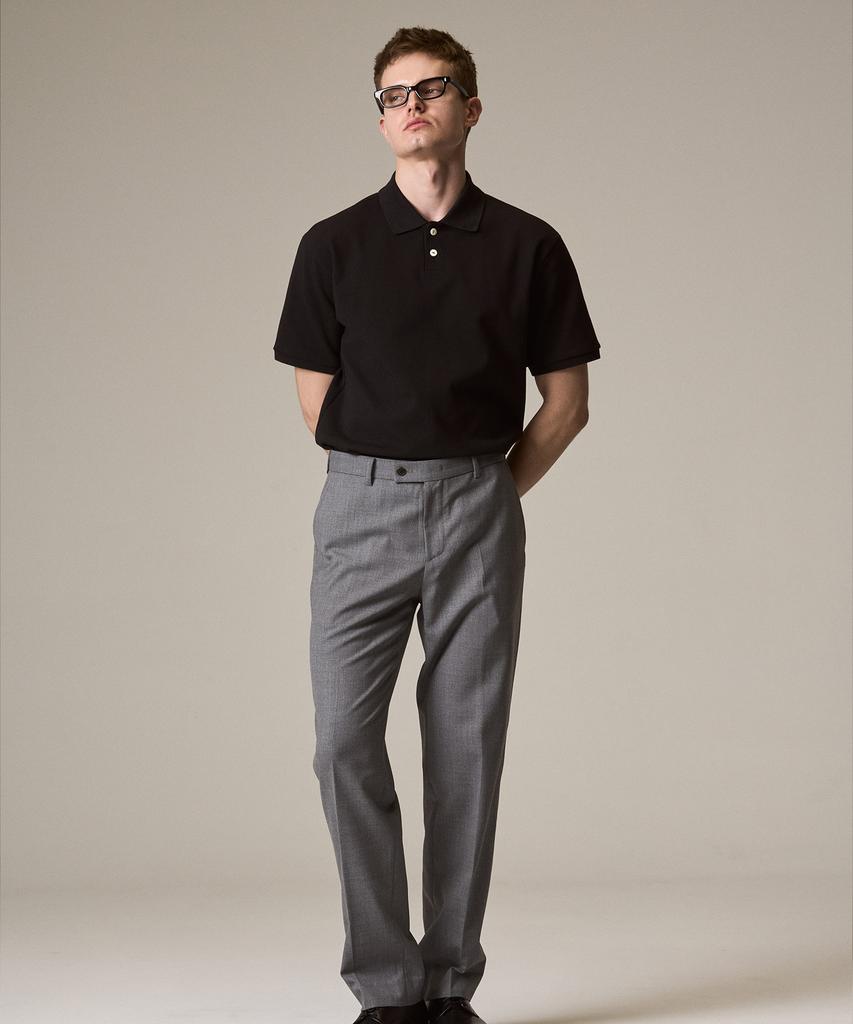 Laijeuaenbillou W265 Woolithic Everyday Classic Standard Slacks Light Grey