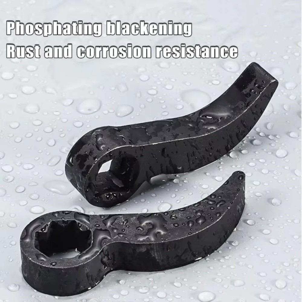 Angle Type Half Axle Disassembly Tool 1/2 Drive Shaft Adjustable Angle Bull Horn Pry Bar Square Steel Alloy Open-End Wrenches