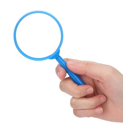 Kleur Kunststof Handvat Vergrootglas Handheld Vergrootglas voor Lezen Studenten Kinderen