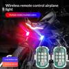 1Pcs Wireless Remote Led Strobe Decorative Light Rgb Colorful Vibration Sensing Warning Signal Light For Motorcycle Car