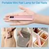 Portable Nail Dryer USB Mini Nail Dryer Lamp, UV LED Nail Lamp, Suitable For Curing All Nail Gels, Applicable For Home Nail Salon