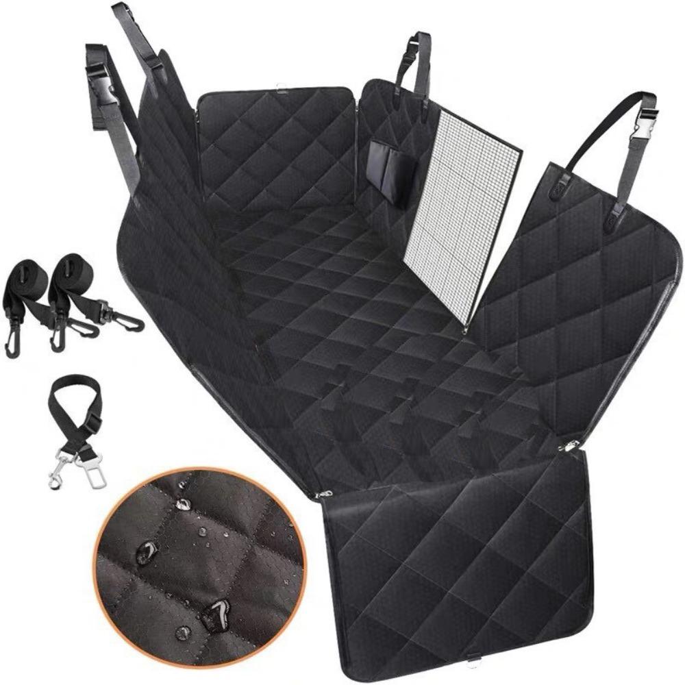 

Waterproof Backseat Transportation Protectors Mat Travel Pet Car Hammock for Cats and Dogs Style 3