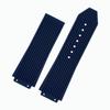 For Hublot Watch Men's Strap Yubo Big Bang Fusion Silicone Convex Interface Soft Waterproof Black Blue Strap 26-19mm Accessories