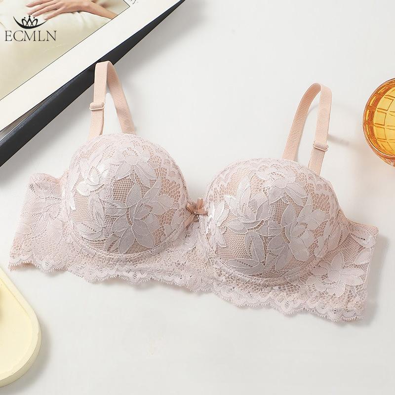 New Women Bras Sexy Lace Push Up French Style Lingerie Soft Deep V Top Breathable Thin Bralette Bras