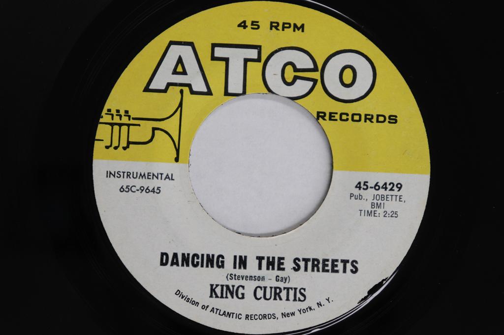 7inch Record KING CURTIS - Dancing In The Streets / He'll Have 456429 ATCO RECORDS 1966 US Soul/Funk Used