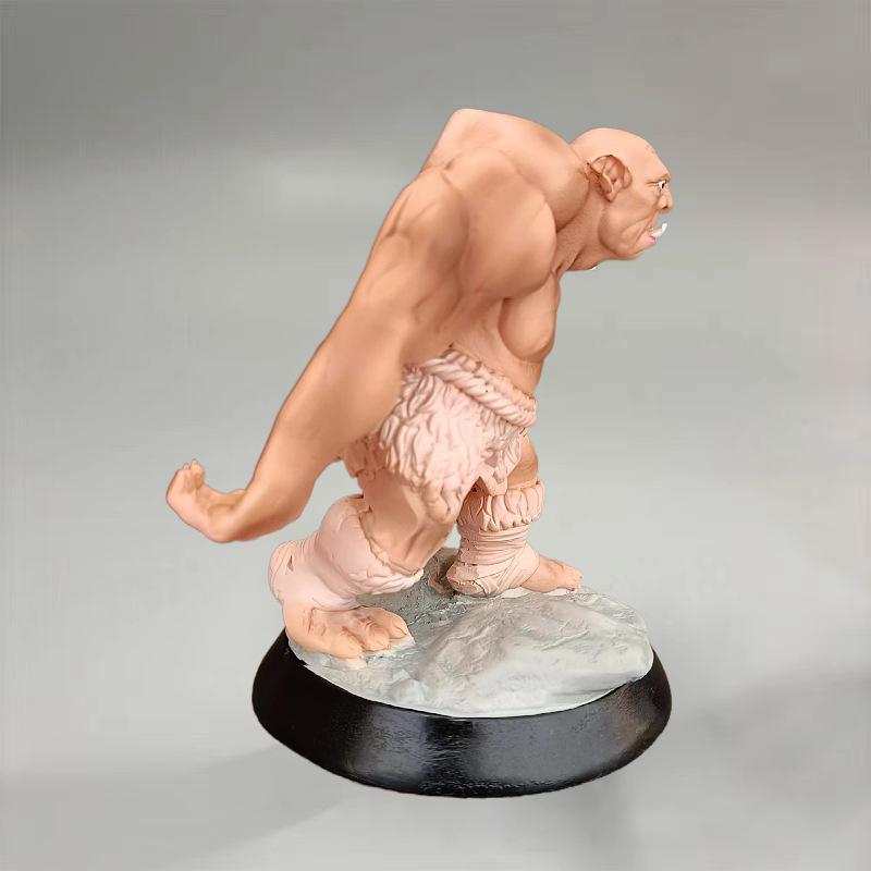 Orcs Figurines For Interior Universal Cell Mobile Phone Stand Holder Modern Resin Monster Human Sculpture Statue Home Decor