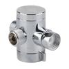 G1/2 Inch Thread Shower Diverter Valve Chrome Finished Bidet Diverter Valve  Bathroom  Use