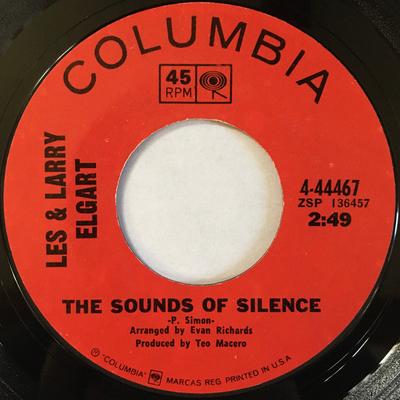 7inch Record LES & LARRY ELGART - The Sounds Of Silence / When I Look 444467 Columbia 1968 US Jazz Used