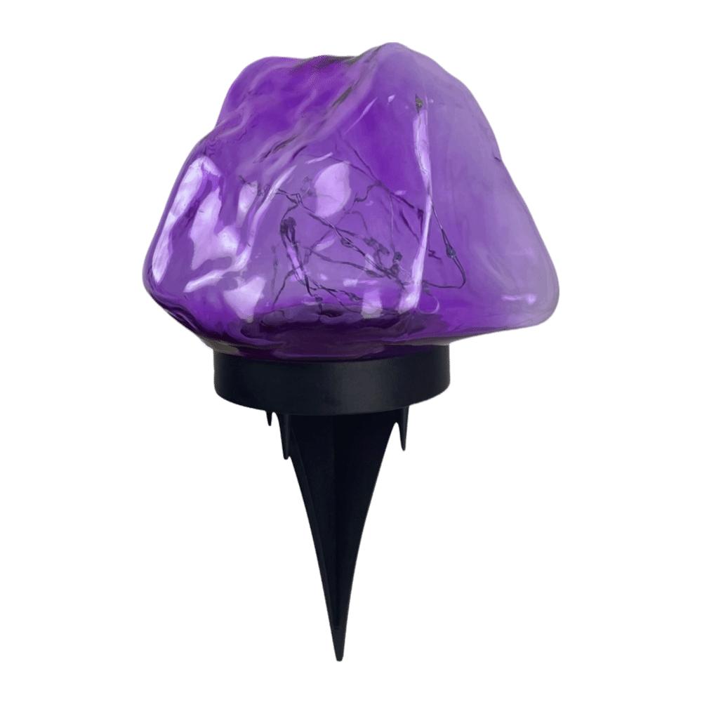 

Realistic Stone Shape Solar Stone Light Durable Material Garden Ambient Decor Light Lawn Lighting жёлтый