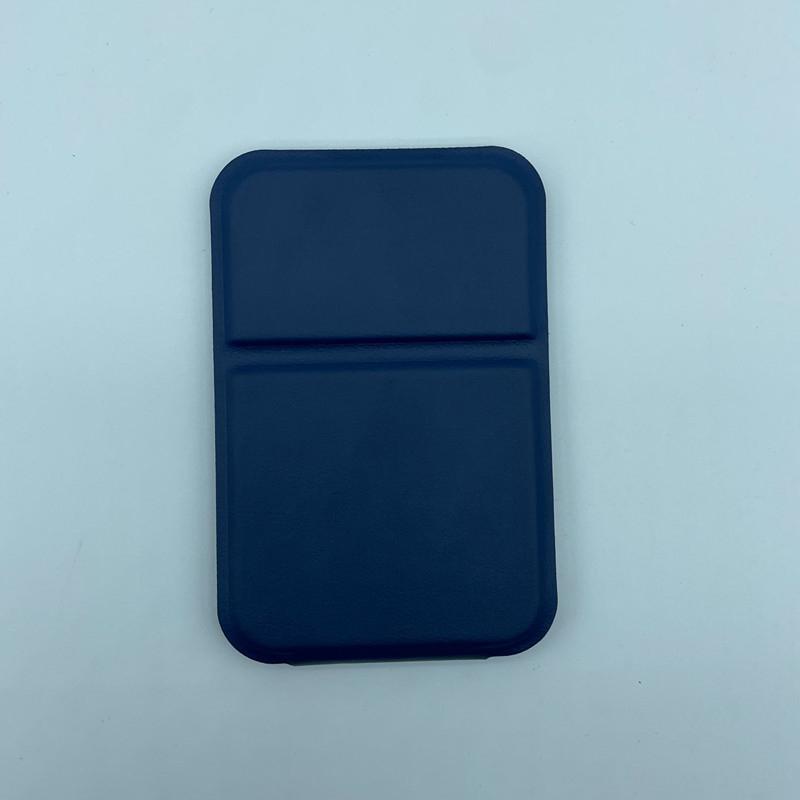 

Настольное зеркало для макияжа, однотонное, из искусственной кожи, простое, портативное, складное, студенческое, компактное, симпатичное, карманное зеркало темно-синий