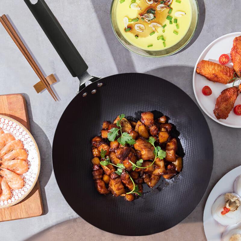 

Kombach 30cm Non-Coated Cast Iron Wok