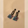 S111 silver needle earrings 1111 new trendy retro super fairy European and American style large long earrings earrings