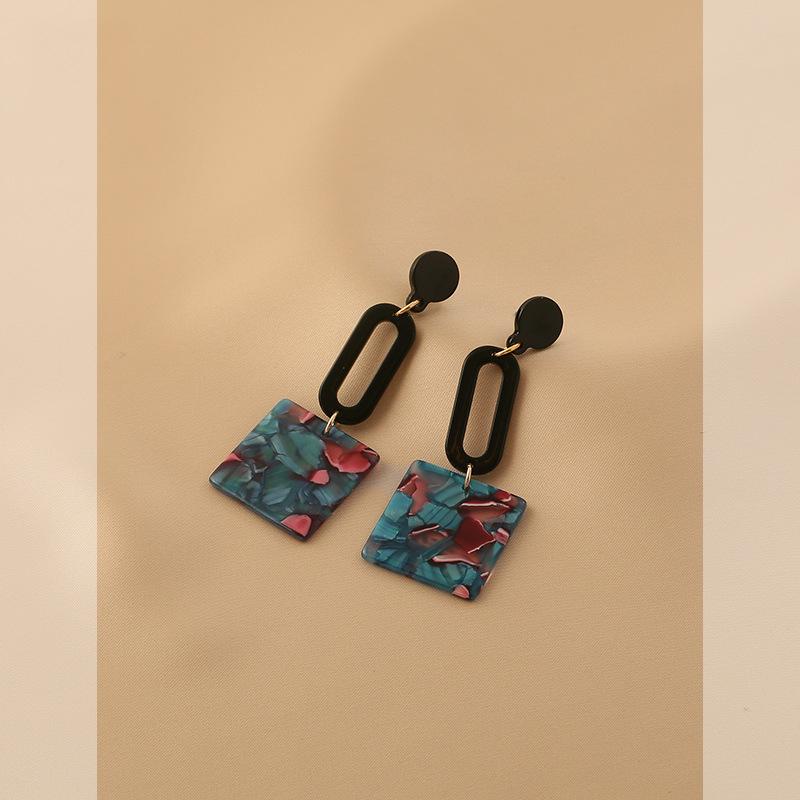 S111 silver needle earrings 1111 new trendy retro super fairy European and American style large long earrings earrings