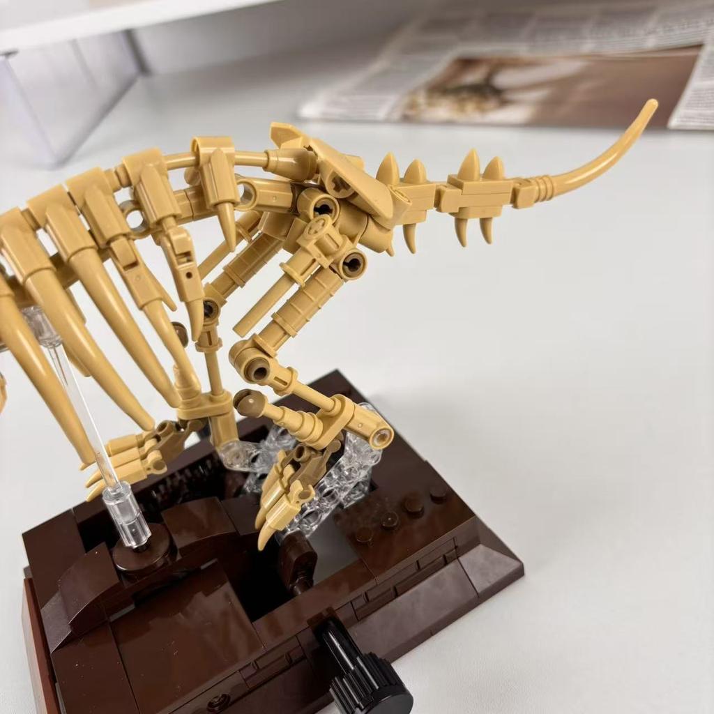 Tyrannosaurus Prehistoric Skeleton Building Block Set Suitable For Adults And Enthusiasts Decorative Desktop Ornament Made Of Abs Material
